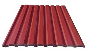 Проф. лист RAL 3005 2,0м (0,4мм) КРАСНОЕ ВИНО