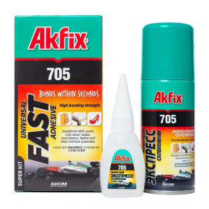 Akfix 705 набор для склеивания В25гр.+100мл.