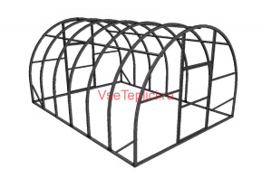 Комплект для теплицы 6м 20*20(основание 30х20 - 2 трубы+ соединит. 3трубы)